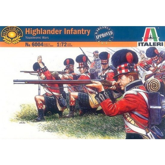 1/72 Highlander Infantry in Napoleonic Wars (50 Figures)