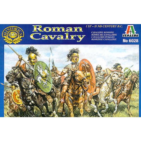 1/72 Roman Cavalry First to Second Century B.C. (17 Figures+15 Horses)