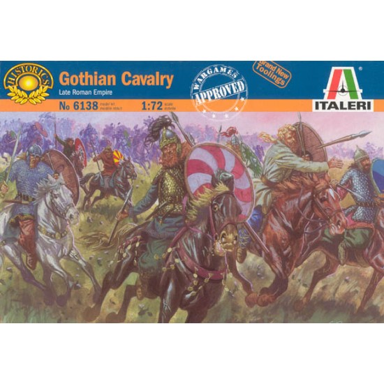 1/72 Gothian Cavalry in Late Roman Empire (15 Figures+15 Horses)