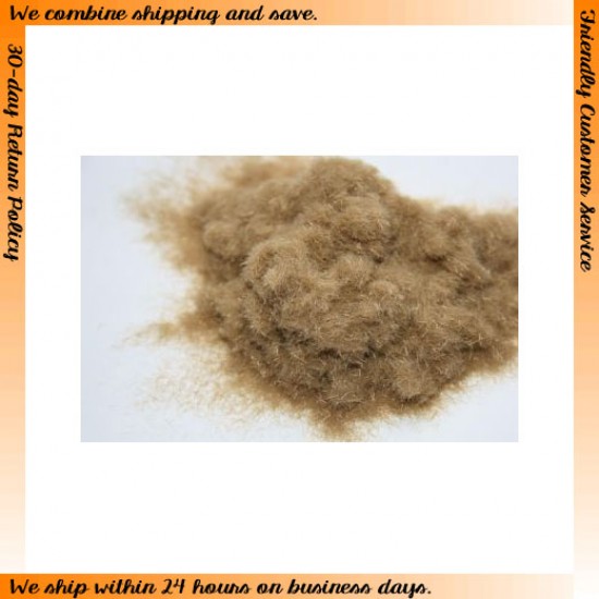 Light Brown Grass Fibres (2mm) for 1/35, 1/48, 1/72, 1/87, 1/160 scales