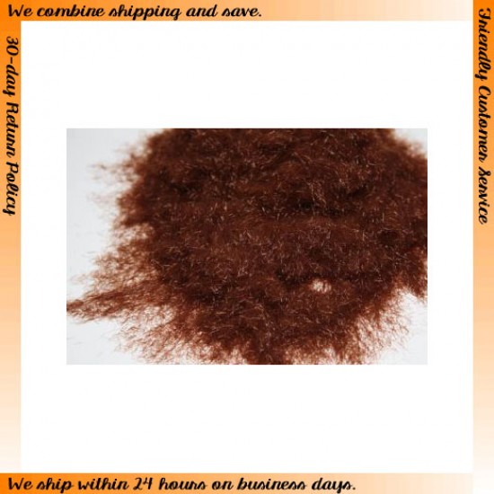 Coffee Brown Grass Fibres (2mm) for 1/35, 1/48, 1/72, 1/87, 1/160 scales