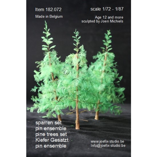 1/72, 1/87 Pine Trees Set (3pcs)