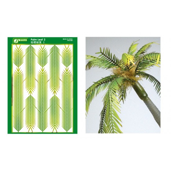 1/24, 1/35, 1/48 Palm Leaf 2 - Small (Coloured Paper Plant kit)