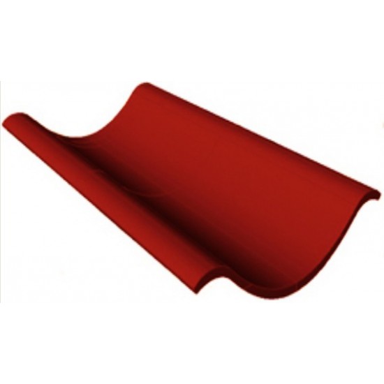 1/35, 1/32 Roof Tiles & Roof Ridges - Brick-Red (Plastic) 560pcs