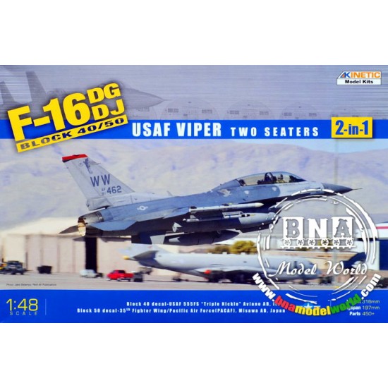 1/48 F-16DG/DJ Block 40/50 - USAF Viper Two Seaters