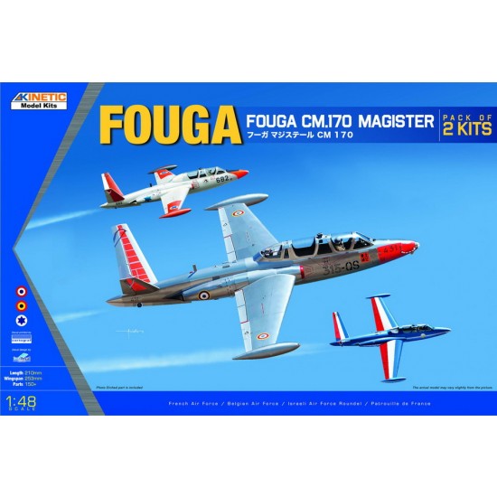 1/48 Fouga CM.170 Magister (2x Complete kits)