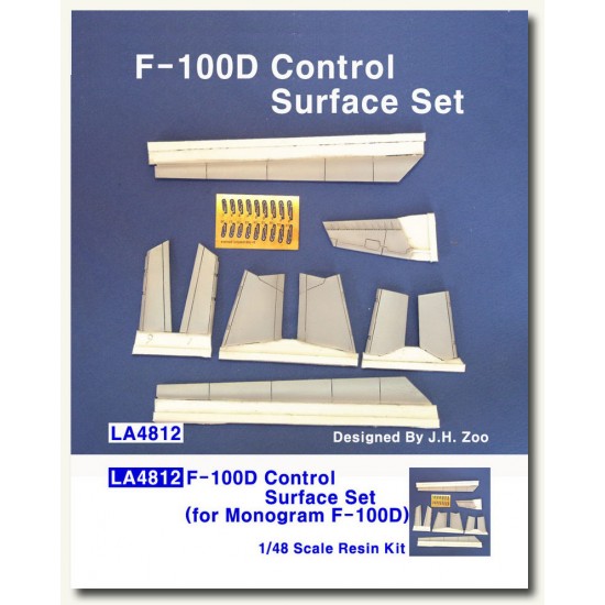 1/48 F-100D Control Surfaces set (for Monogram)