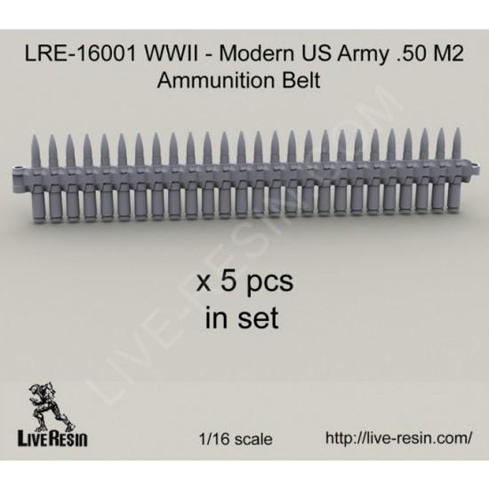 1/16 WWII Modern US Army .50 M2 Ammunition Belt