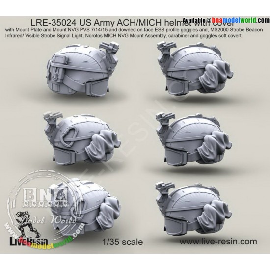 1/35 US Army ACH/MICH Helmet with Cover Vol.5