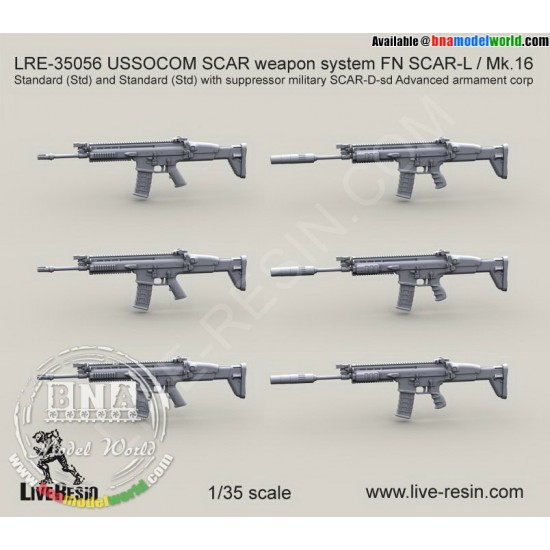 1/35 USSOCOM SCAR Weapon System FN SCAR-L/Mk.16 Vol.2