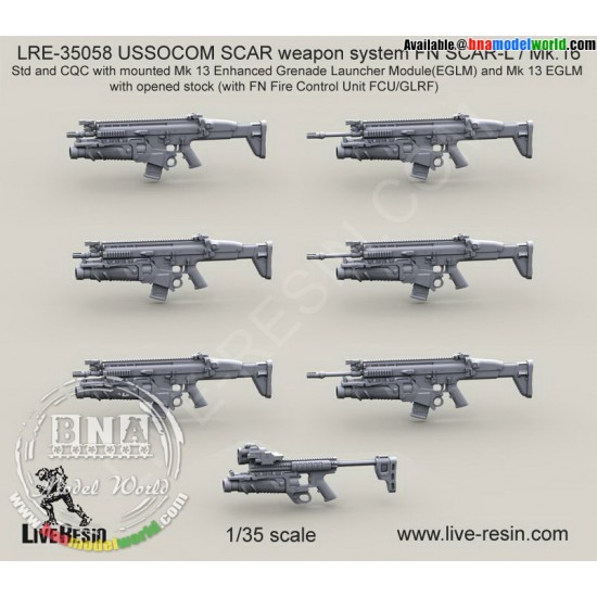 1/35 USSOCOM SCAR Weapon System FN SCAR-L/Mk.16 Vol.3
