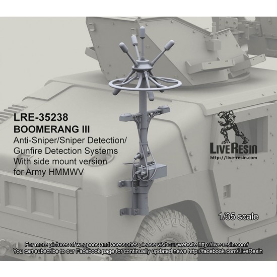 1/35 BoomerangIII Anti-Sniper/Sniper Detection/Gunfire Detection Side Mount for Army HMMWV