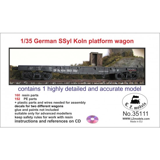 1/35 German SSyl Koln Platform Wagon (Full kit)