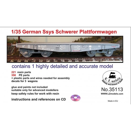 1/35 German Ssys Schwerer Plattformwagen (Full kit)
