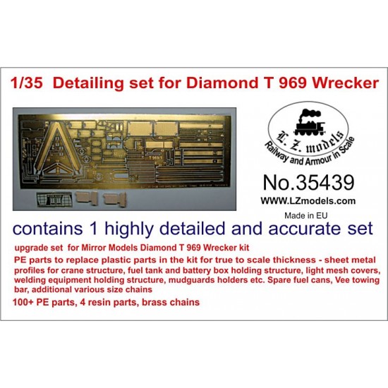 1/35 US Diamond T969A Wrecker Detail-up set for Mirror Models kit