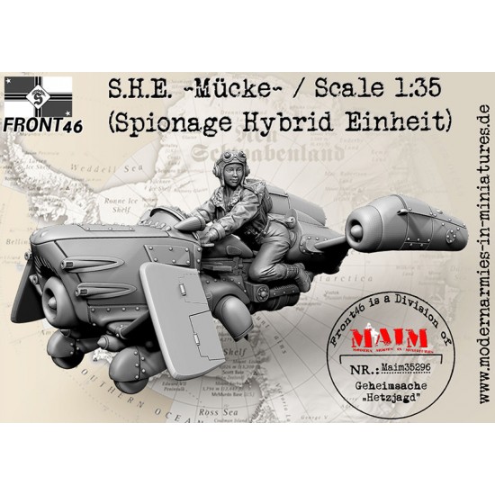 1/35 Schwabenland Army - S.H.E. "Mucke" w/figure: Espionage Hybrid Unit