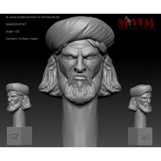 1/35 Iraqi/Taliban/Afghan Character Head Set G #0167 (1pcs)