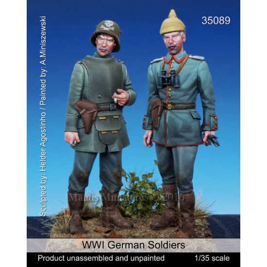 1/35 WWI German Soldiers (2 Figures)