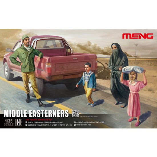 1/35 Middle Easterners (4 Civilian Figures)