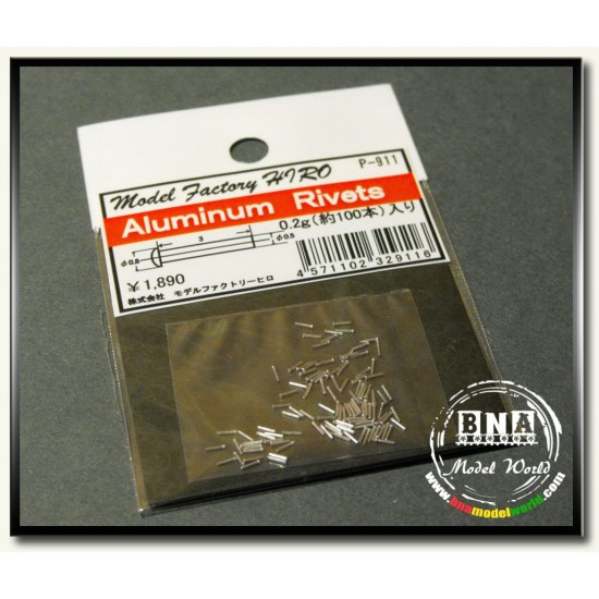 Aluminum Rivets 1.2g (about 100pcs)