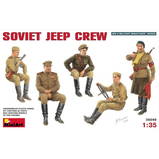 1/35 Soviet Jeep Crew (5 figures)