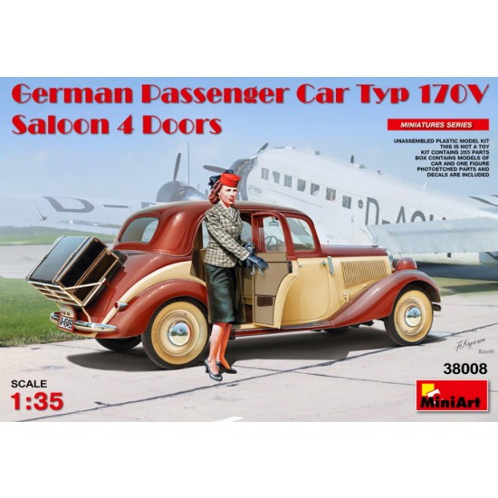 1/35 German Passenger Car Type 170V Saloon 4-Door with Figure