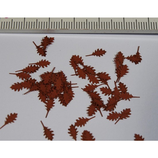 1/32, 1/35 Northern Red Oak Leaves - Autumn (Leaser Cut)