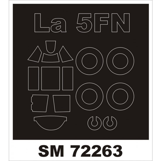 1/72 Lavochkin La-5FN Paint Mask for KP Models kit