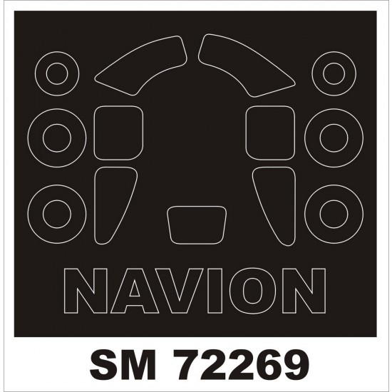 1/72 North-American L-17A Navion Paint Mask for Valom kit