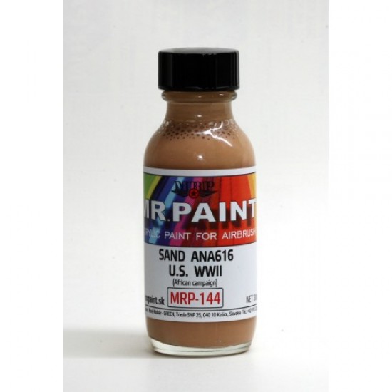 Acrylic Lacquer Paint - WWII US - Sand ANA 616 (African Campaign) 30ml