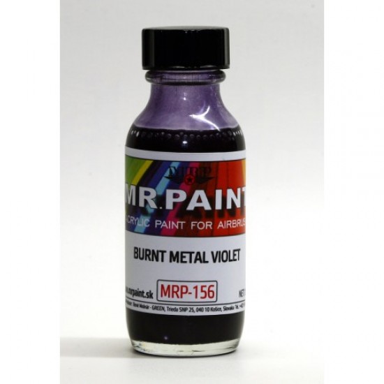Acrylic Lacquer Paint - Burnt Metal Violet 30ml