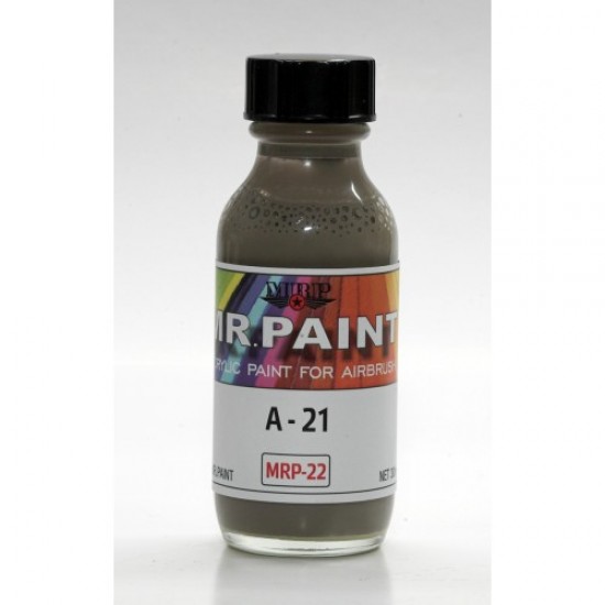 Acrylic Lacquer Paint - A-21 Brown 30ml