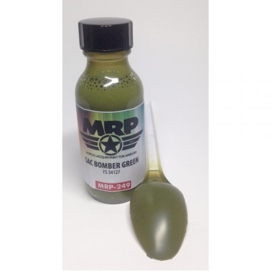 Acrylic Lacquer Paint - SAC Bomber Green (FS 34127) 30ml