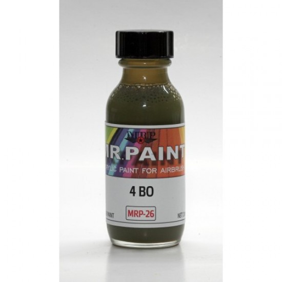Acrylic Lacquer Paint - 4BO Russian Green 30ml