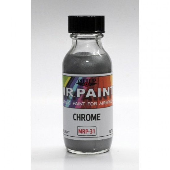 Acrylic Lacquer Paint - Chrome 30ml