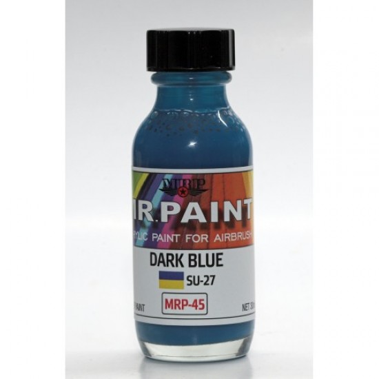 Acrylic Lacquer Paint - Dark Blue for Sukhoi Su-27 30ml
