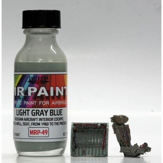 Acrylic Lacquer Paint - Light Gray Blue 30ml