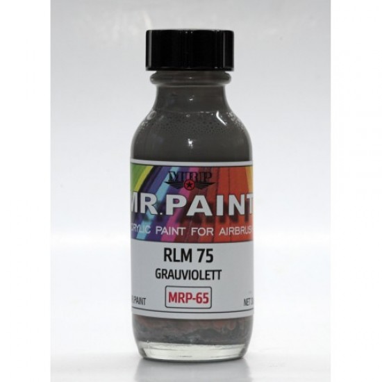 Acrylic Lacquer Paint - RLM 75 Grauviolett 30ml