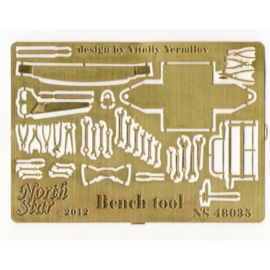 1/48 Bench Tools (photo-etched parts only)