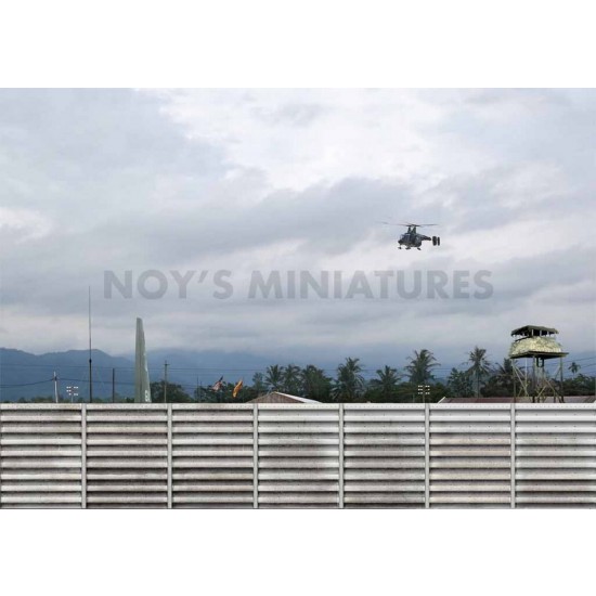 1/144 Airfield Tarmac Sheet: Optional Backdrop for NM144014 (Size: 14.8x10.5cm /5.8"x4.1")