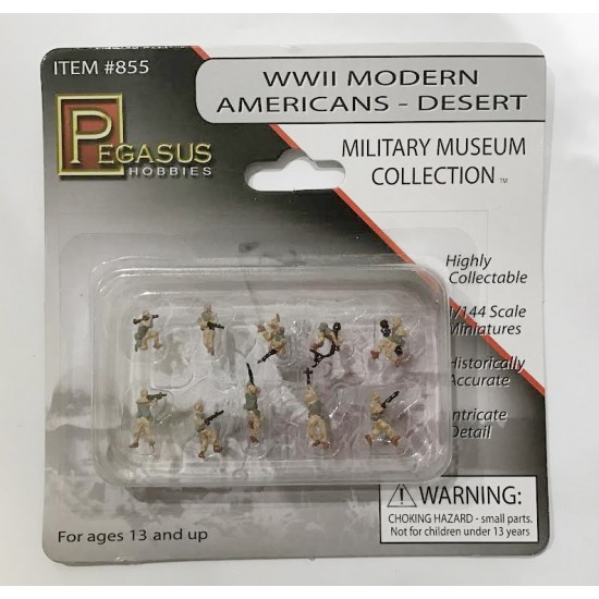 1/144 Modern American Desert Infantry set (10 figures)
