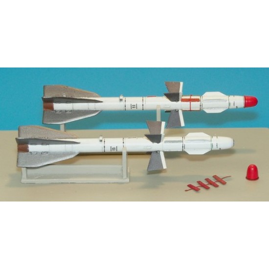 1/48 Russian Missile R-27T AA-10 Alamo-B set (Resin parts + PE + Decals)