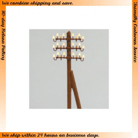 HO scale (1/87) - Lamp & Electric Pole Vol.23