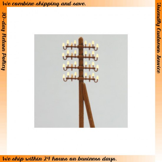 HO scale (1/87) - Lamp & Electric Pole Vol.24