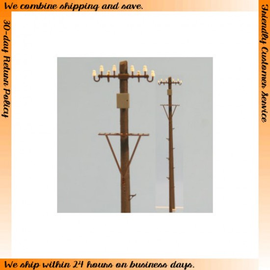 HO scale (1/87) - Lamp & Electric Pole Vol.30