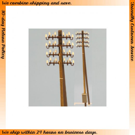 HO scale (1/87) - Lamp & Electric Pole Vol.35