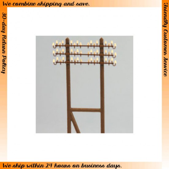 HO scale (1/87) - Lamp & Electric Pole Vol.37
