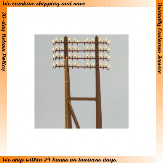 HO scale (1/87) - Lamp & Electric Pole Vol.41