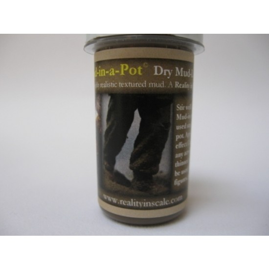 Dry Mud - Dark Brown (Highly realistic textured mud) 20ml