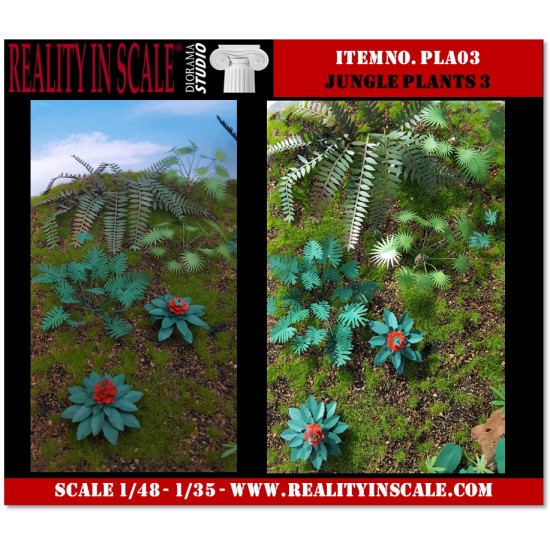 1/48 - 1/35 Jungle Plants Vol.3 (4 different plants)
